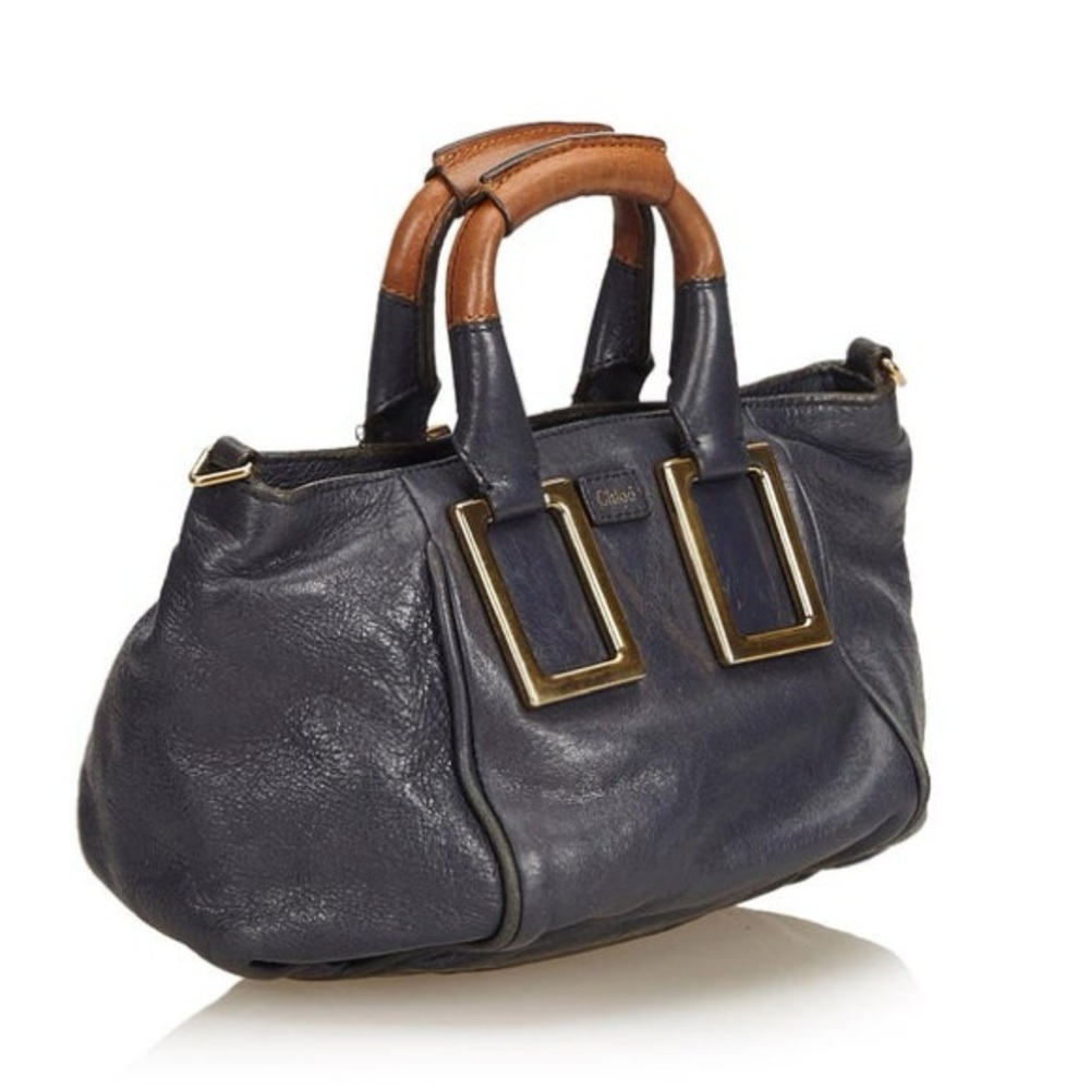 Chloé Ethel Glazed Satchel Bag 🦕💙
